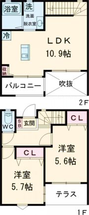 プレミアム原古賀の間取り画像