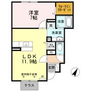 Dーroomアザレアの間取り画像