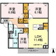 アクシィヴⅥの間取り画像