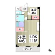 ホワイトパレス大宮の間取り画像