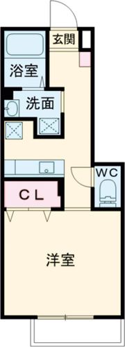 クレール 新守山の間取り画像