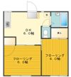 コーポストークの間取り画像