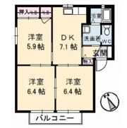 ファーブル衣干 A棟の間取り画像