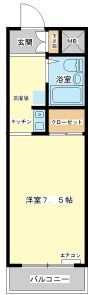 ロイヤルヒルズ北平野の間取り画像