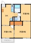 パークハイツAの間取り画像