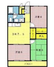 サンライトハイツ Aの間取り画像