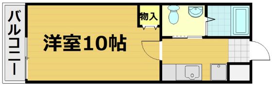 フラッティ北花山の間取り画像