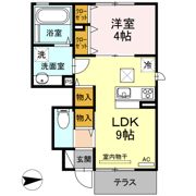ハーモニー新水前寺Ⅲの間取り画像
