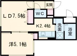amadeus中島公園の間取り画像