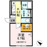 クレール藤沢Ⅲの間取り画像