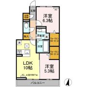 D-room能島の間取り画像