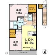 D-room能島の間取り画像
