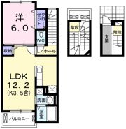 ジェルメⅡの間取り画像