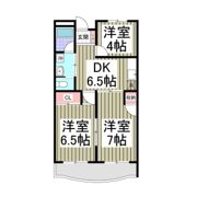 丸新ハイツの間取り画像
