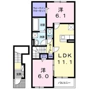 ユニヴェールの風の間取り画像