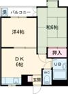 シティパレス三条大宮P－2の間取り画像