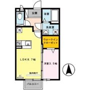 グランディールⅡの間取り画像