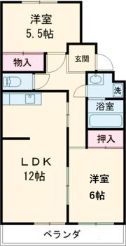 エクセル築地の間取り画像