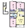 クリスタル Dの間取り画像