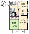 レジデンス高砂の間取り画像