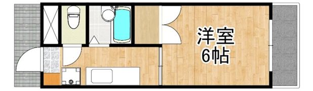 ベイフロントの間取り画像