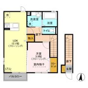 ハイツブエイの間取り画像