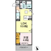 D-chambre 芝田の間取り画像