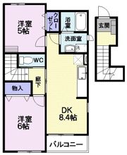 アンソレイエの間取り画像
