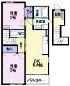 アンソレイエの間取り画像