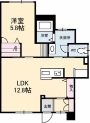 フレグランス島田 B棟の間取り画像