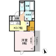 グランドゥール八乙女駅前 Ⅰの間取り画像