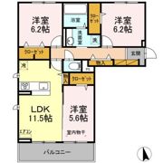グリシーナの間取り画像