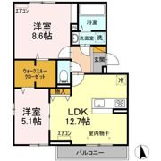ウィステリアの間取り画像