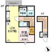 エクセリア高砂の間取り画像