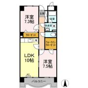 カラット中川の間取り画像