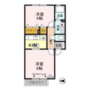 サンシャイン Aの間取り画像