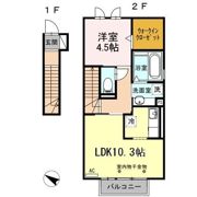 フローラⅡ 三園の間取り画像