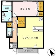 ヒルズあさひヶ丘の間取り画像