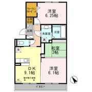 サンヒルズ B棟の間取り画像