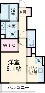 フルールカルチェの間取り画像