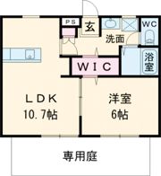 ブルックハイツBの間取り画像