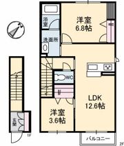 メゾンド セルディーナの間取り画像