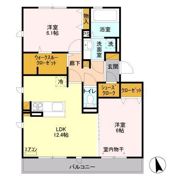 リヴェール南流山 Aの間取り画像