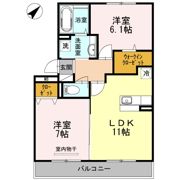 コンフォールⅢ番館の間取り画像