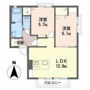 アニマート D棟の間取り画像