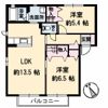 ラ・パルテール福田 伍番館の間取り画像