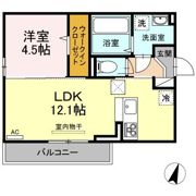 ビバル上近江の間取り画像