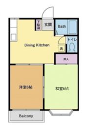 厚木台ファミールⅢの間取り画像