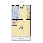 シテイハイム ホソカワAの間取り画像