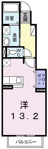 ハウスUOE Ⅰの間取り画像